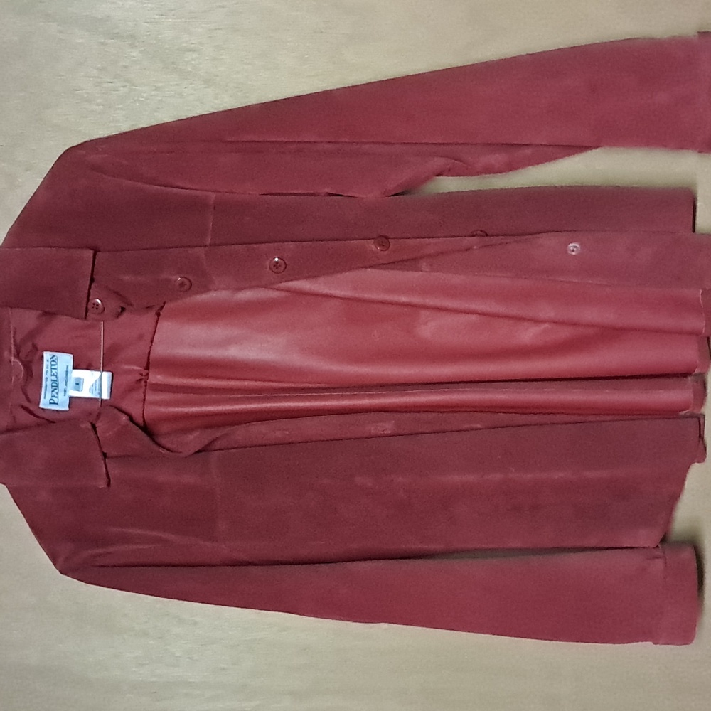 ✨️MAKE AN OFFER✨️Pendleton Leather shirt jacket